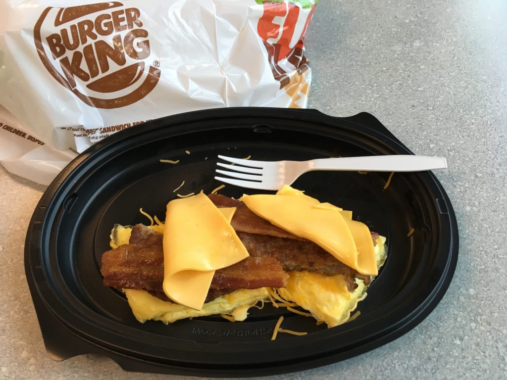 Low Carb Burger King Eggnormous Burrito