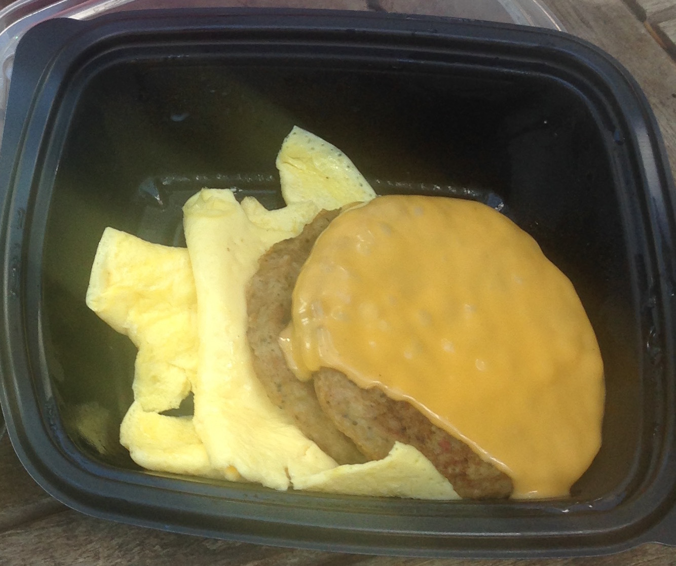 Low Carb Chick-Fil-A Sausage, Egg, & Cheese Biscuit