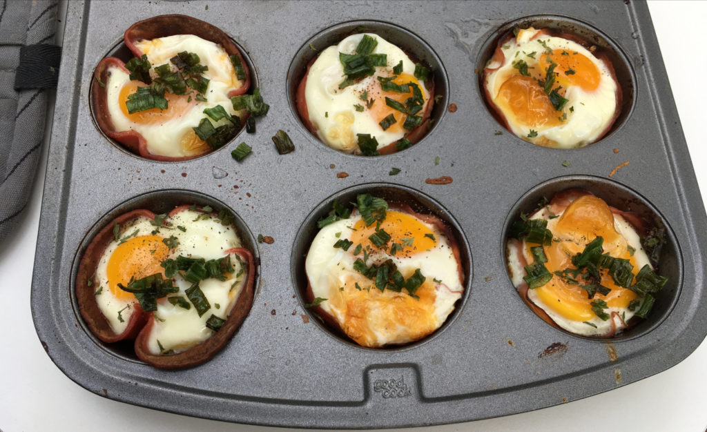My Ham, Egg, and Cheese Breakfast Cupcakes in the Muffin Tin