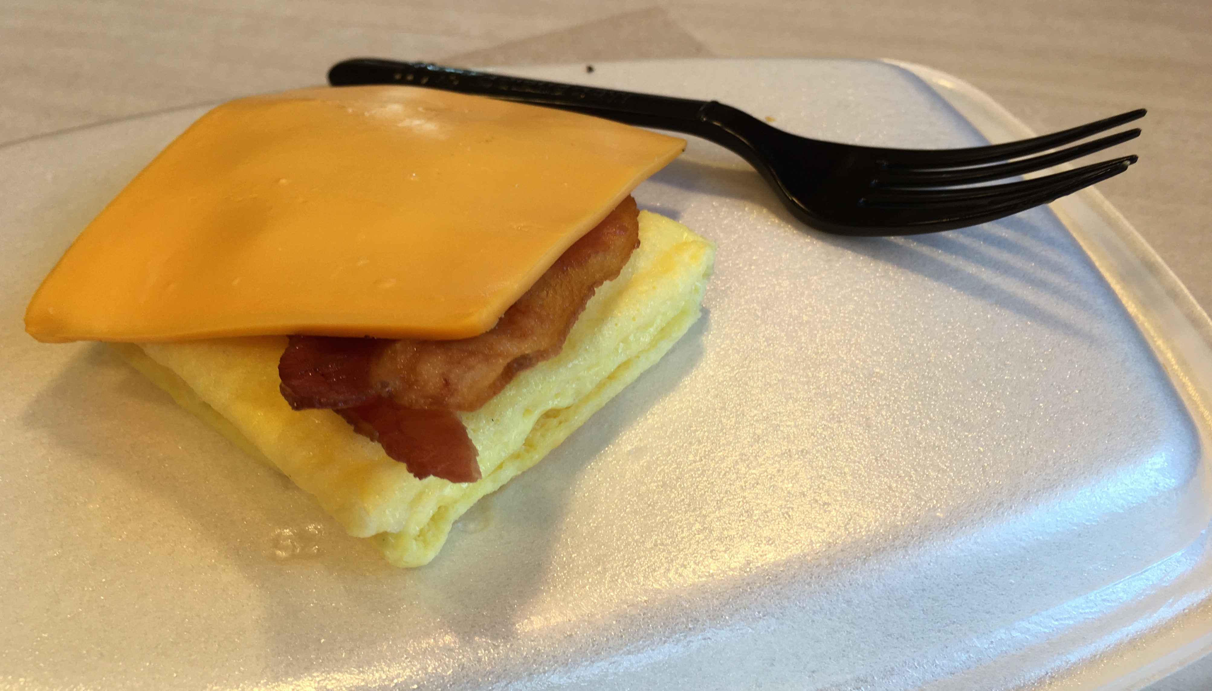 Low Carb McDonalds Bacon Egg and Cheese Biscuit