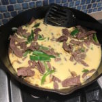 Low Carb Philly Cheesesteak Casserole - Add Bechamel