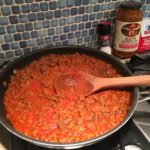 Low Carb Zucchini Lasagna - Meat Sauce