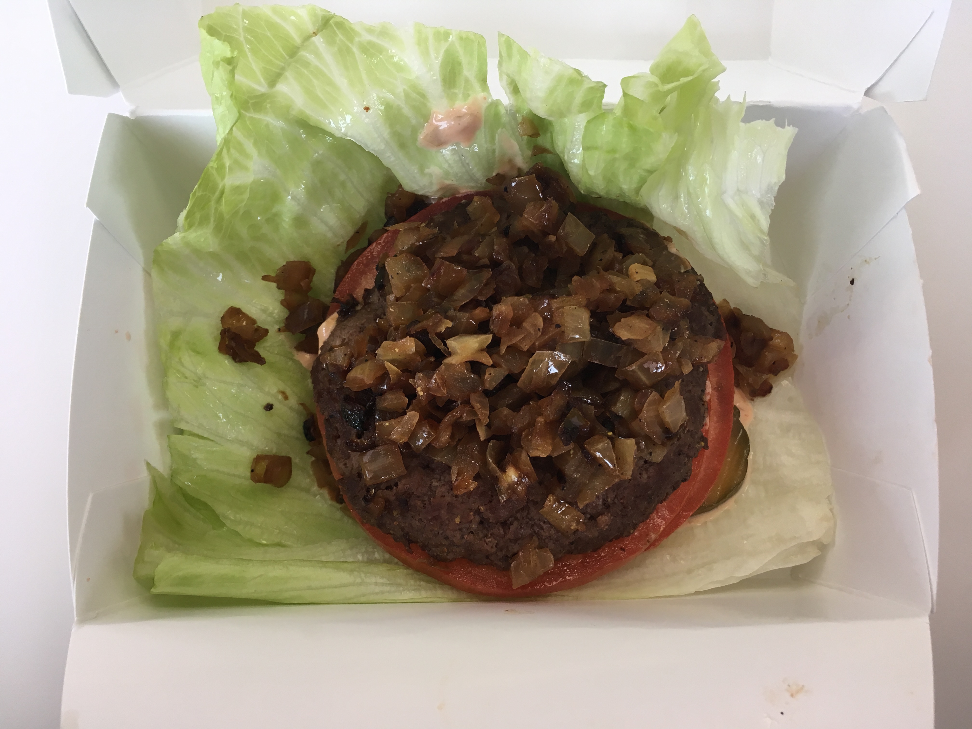 Low Carb In-N-Out Hamburger - Animal Style