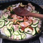 Low Carb Chicken Stir Fry - Add Onions, Zucchini, and Chili Garlic Sauce