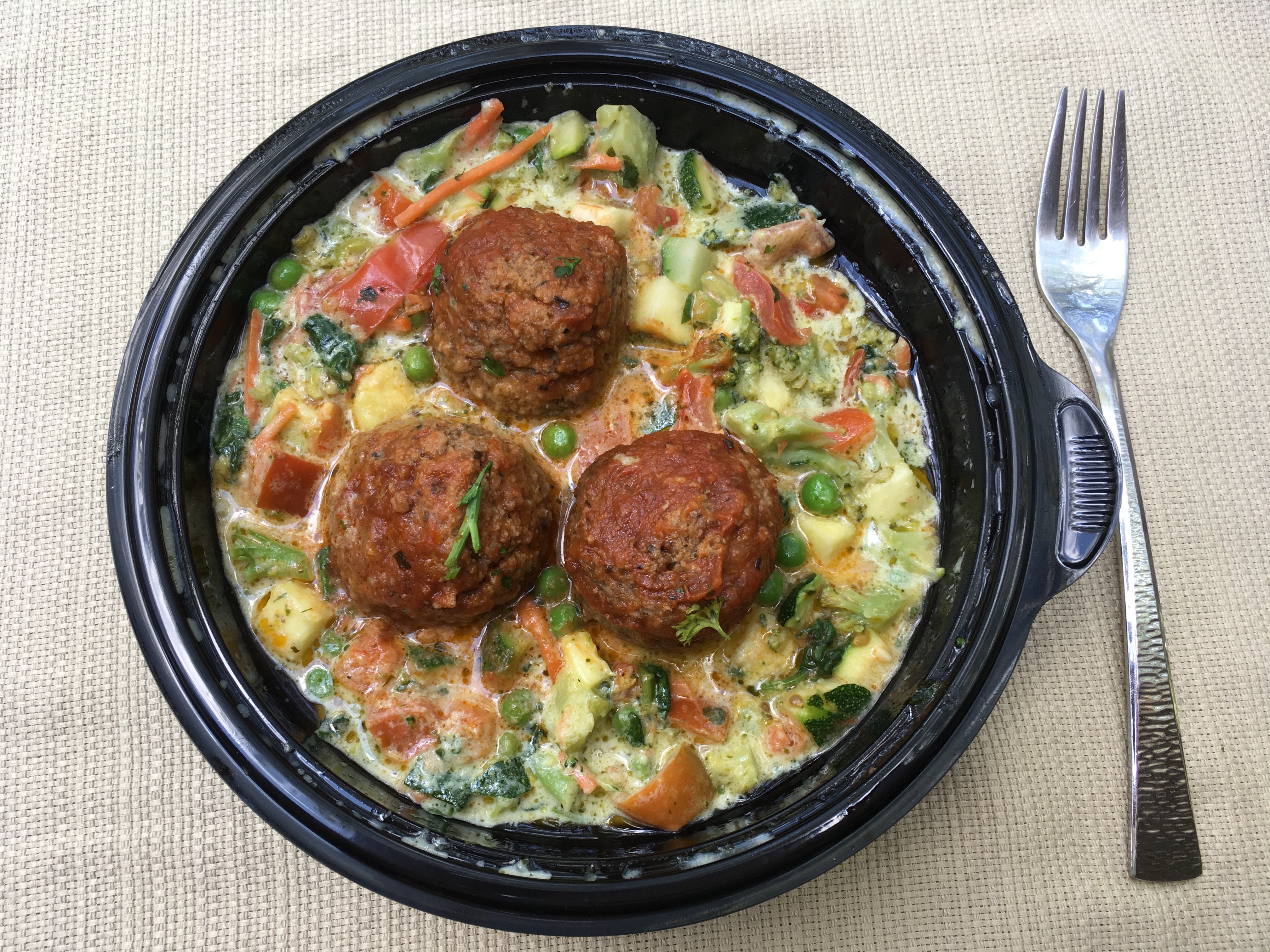 Low Carb Olive Garden Meatballs and Veggies