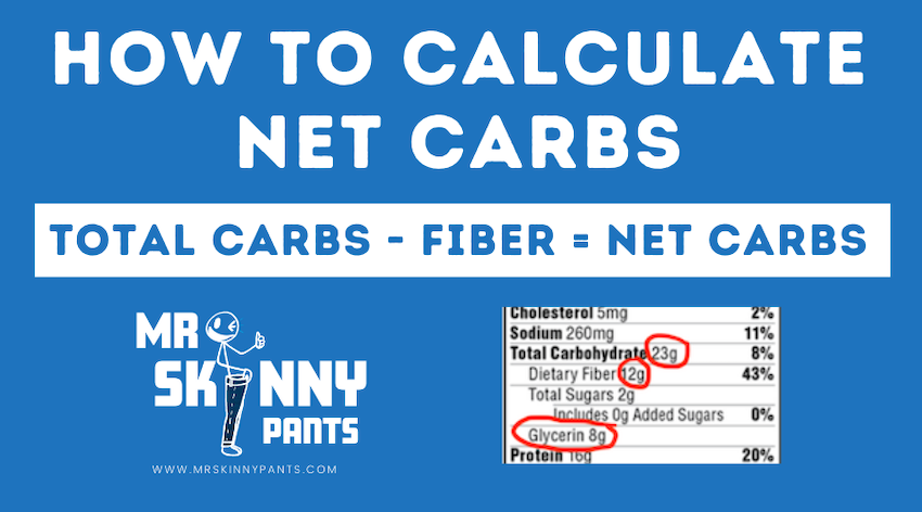 how to calculate net carbs